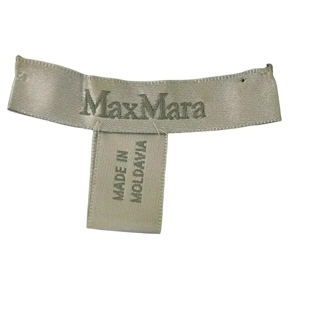 Max Mara Vintage Y2K black mini Dress short sleeve knit fits size small maxmara - Picture 5 of 6